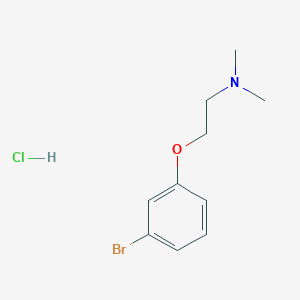 molecular formula C10H15BrClNO B2926585 2-(3-bromophenoxy)-N,N-dimethylethanamine;hydrochloride CAS No. 2309463-10-1