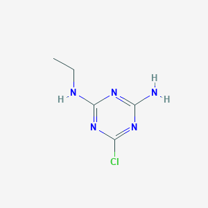 molecular formula C5H8ClN5 B029266 去异丙基阿特拉津 CAS No. 1007-28-9