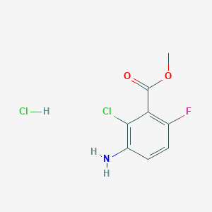 Methyl 3-amino-2-chloro-6-fluorobenzoate hydrochloride