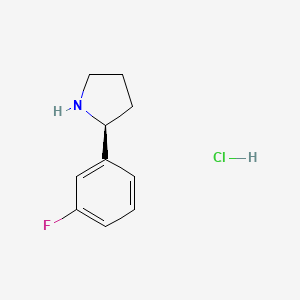 (s)-2-(3-Fluorophenyl)pyrrolidine hydrochloride