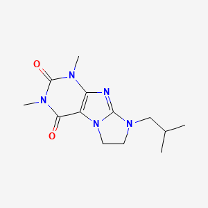 2,4-Dimethyl-6-(2-methylpropyl)-7,8-dihydropurino[7,8-a]imidazole-1,3-dione