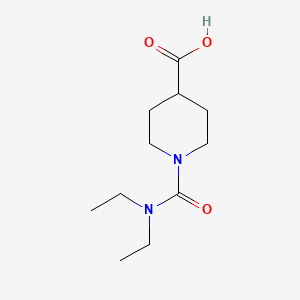 molecular formula C11H20N2O3 B2926694 1-[(二乙氨基)羰基]哌啶-4-羧酸 CAS No. 188854-42-4