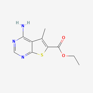 Ethyl 4-amino-5-methylthieno[2,3-d]pyrimidine-6-carboxylate