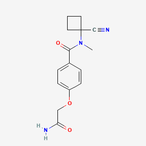 4-(carbamoylmethoxy)-N-(1-cyanocyclobutyl)-N-methylbenzamide