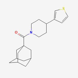 (3r,5r,7r)-Adamantan-1-yl(4-(thiophen-3-yl)piperidin-1-yl)methanone