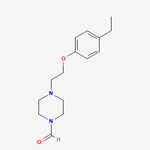 4-[2-(4-Ethylphenoxy)ethyl]piperazine-1-carbaldehyde