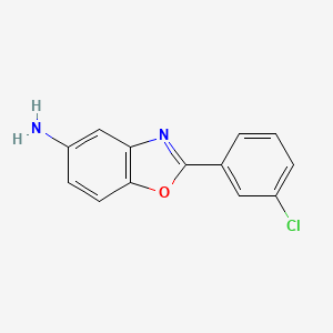 2-(3-Chlorophenyl)-1,3-benzoxazol-5-amine