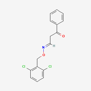 3-oxo-3-phenylpropanal O-(2,6-dichlorobenzyl)oxime