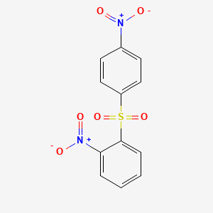 molecular formula C12H8N2O6S B2926827 1-Nitro-2-((4-nitrophenyl)sulfonyl)benzene CAS No. 57864-63-8