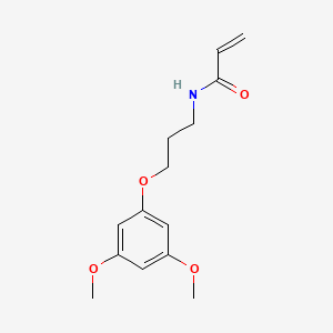 N-[3-(3,5-dimethoxyphenoxy)propyl]prop-2-enamide