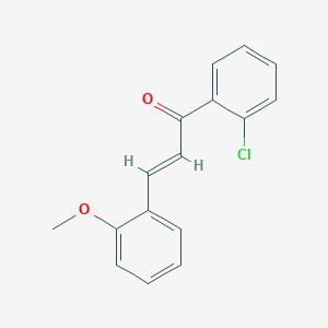 molecular formula C16H13ClO2 B2926851 (2E)-1-(2-Chlorophenyl)-3-(2-methoxyphenyl)prop-2-en-1-one CAS No. 1032917-58-0