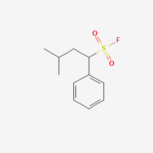 molecular formula C11H15FO2S B2926861 3-甲基-1-苯基丁烷-1-磺酰氟 CAS No. 2172125-99-2