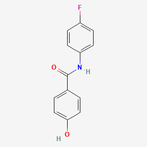 molecular formula C13H10FNO2 B2926900 N-(4-fluorophenyl)-4-hydroxybenzamide CAS No. 459419-73-9