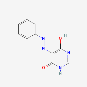molecular formula C10H8N4O2 B2926957 5-(2-Phenyldiazenyl)-4,6-pyrimidinediol CAS No. 339016-28-3