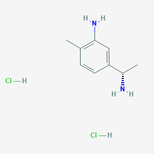 (S)-5-(1-Aminoethyl)-2-methylaniline dihydrochloride