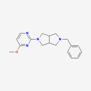 2-Benzyl-5-(4-methoxypyrimidin-2-yl)-1,3,3a,4,6,6a-hexahydropyrrolo[3,4-c]pyrrole