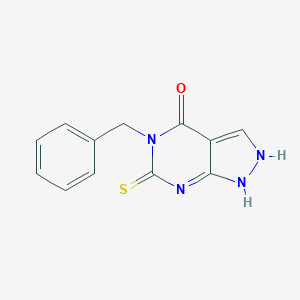 5-benzyl-6-sulfanylidene-1,2-dihydropyrazolo[3,4-d]pyrimidin-4-one