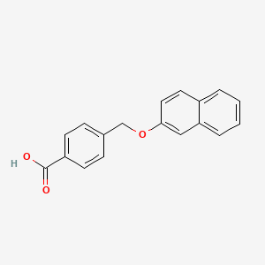 molecular formula C18H14O3 B2927021 4-(萘-2-氧甲基)苯甲酸 CAS No. 149288-37-9