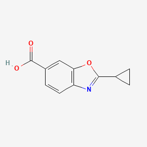 2-Cyclopropyl-1,3-benzoxazole-6-carboxylic acid