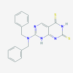 molecular formula C20H17N5S2 B292706 7-(dibenzylamino)-8H-pyrimido[4,5-d]pyrimidine-2,4-dithione 