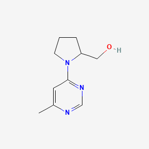 (1-(6-Methylpyrimidin-4-yl)pyrrolidin-2-yl)methanol