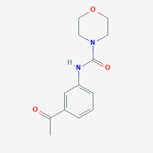 molecular formula C13H16N2O3 B2927081 N-(3-acetylphenyl)morpholine-4-carboxamide CAS No. 341021-30-5