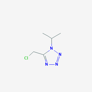 molecular formula C5H9ClN4 B2927095 5-(chloromethyl)-1-(propan-2-yl)-1H-1,2,3,4-tetrazole CAS No. 187739-97-5