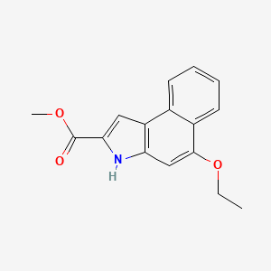 molecular formula C16H15NO3 B2927098 methyl 5-ethoxy-3H-benzo[e]indole-2-carboxylate CAS No. 887360-74-9