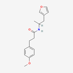 N-(1-(furan-3-yl)propan-2-yl)-3-(4-methoxyphenyl)propanamide