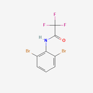 molecular formula C8H4Br2F3NO B2927200 N-(2,6-dibromophenyl)-2,2,2-trifluoroacetamide CAS No. 340034-49-3