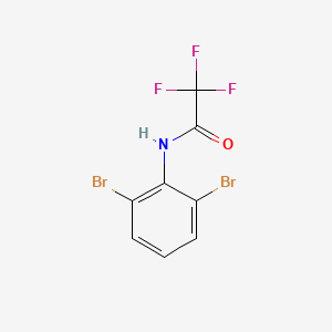 molecular formula C8H4Br2F3NO B2927200 N-(2,6-二溴苯基)-2,2,2-三氟乙酰胺 CAS No. 340034-49-3