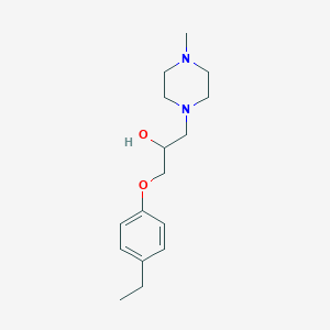 molecular formula C16H26N2O2 B2927201 1-(4-Ethylphenoxy)-3-(4-methylpiperazin-1-yl)propan-2-ol CAS No. 610280-32-5