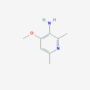molecular formula C8H12N2O B2927203 4-甲氧基-2,6-二甲基吡啶-3-胺 CAS No. 1783380-90-4