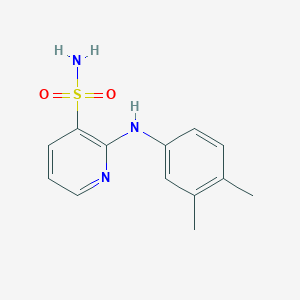 2-[(3,4-Dimethylphenyl)amino]pyridine-3-sulfonamide