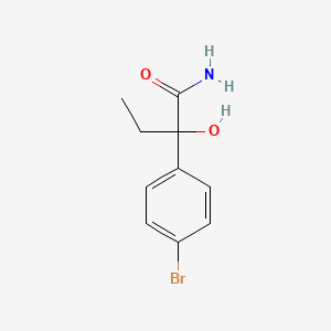 molecular formula C10H12BrNO2 B2927271 2-(4-Bromophenyl)-2-hydroxybutanamide CAS No. 620950-13-2