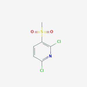 molecular formula C6H5Cl2NO2S B2927274 2,6-二氯-3-(甲磺酰基)吡啶 CAS No. 1820647-64-0