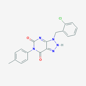 3-[(2-chlorophenyl)methyl]-6-(4-methylphenyl)-2H-triazolo[4,5-d]pyrimidine-5,7-dione