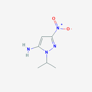 molecular formula C6H10N4O2 B2927322 5-Nitro-2-propan-2-ylpyrazol-3-amine CAS No. 2226183-01-1
