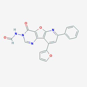 9-(2-furyl)-4-oxo-7-phenylpyrido[3',2':4,5]furo[3,2-d]pyrimidin-3(4H)-ylformamide