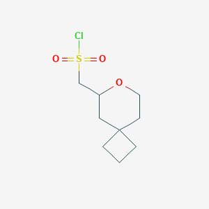 7-Oxaspiro[3.5]nonan-8-ylmethanesulfonyl chloride