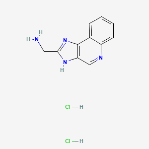 3H-Imidazo[4,5-c]quinolin-2-ylmethanamine;dihydrochloride