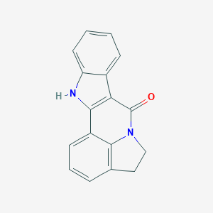 molecular formula C17H12N2O B292742 4,5-dihydroindolo[3,2-c]pyrrolo[3,2,1-ij]quinolin-7(12H)-one 