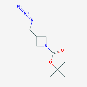 molecular formula C9H16N4O2 B2927430 3-叠氮甲基-氮杂环丁烷-1-羧酸叔丁酯 CAS No. 1093981-23-7