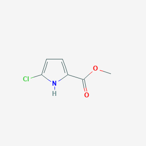 molecular formula C6H6ClNO2 B2927456 Methyl 5-chloro-1H-pyrrole-2-carboxylate CAS No. 1757-31-9