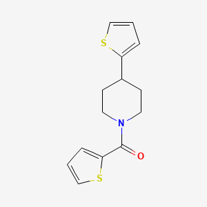 Thiophen-2-yl(4-(thiophen-2-yl)piperidin-1-yl)methanone