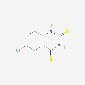 molecular formula C8H5ClN2S2 B2927513 6-Chloro-1,2,3,4-tetrahydroquinazoline-2,4-dithione CAS No. 278610-07-4