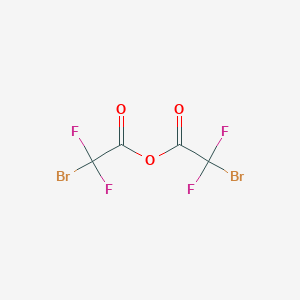 molecular formula C4Br2F4O3 B2927539 (2-溴-2,2-二氟-乙酰基) 2-溴-2,2-二氟-乙酸酯 CAS No. 7601-98-1