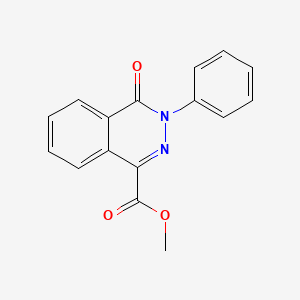 molecular formula C16H12N2O3 B2927540 Methyl 4-oxo-3-phenyl-3,4-dihydro-1-phthalazinecarboxylate CAS No. 16015-51-3