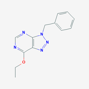 molecular formula C13H13N5O B292756 3-benzyl-7-ethoxy-3H-[1,2,3]triazolo[4,5-d]pyrimidine 