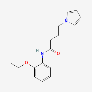 molecular formula C16H20N2O2 B2927579 N-(2-ethoxyphenyl)-4-(1H-pyrrol-1-yl)butanamide CAS No. 1251666-32-6